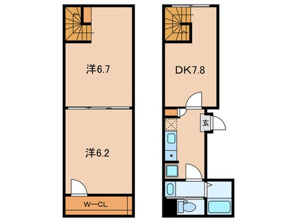 Grazia武蔵小山の物件間取画像